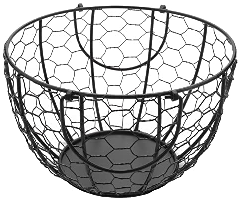 Roundsky Cesto di uova di cestino di frutta collezione creativa gallina ornamenti decorazione accessori B