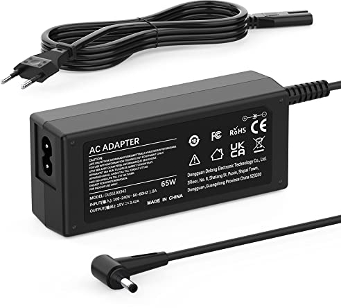 65W Medion Laptop Ladekabel Netzteil für Medion akoya E15301 E15302 E15308 E16402 E16401 E15407 E14412 E14301 S4403 S4401 S4404 S4402 S14401 S14402 FSP065-REB A18-065N3A 19V 3,42A Ladegerät Adapter
