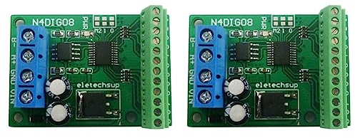 Speesy 2X 8Ch Eingang/Ausgabe Digital Switch Ttl Lvttl cmos Rs485 Io Control Module Modbus Rtu Board für Plc Relay, (mit Terminal)