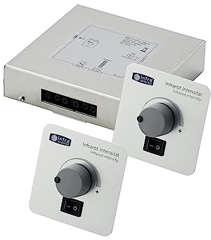 Infraworld Easy Control 2 - Sauna Infrarotsteuerung mit 2 Regler für 2 Infrarotstrahler
