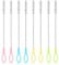 8 Stück Nylon Reinigungsbürste, Strohhalm Reinigungsbürsten, extra langer Strohrohrreiniger, Flaschenreiniger, für Reagenzgläser Reinigen Teekanne Düse Trinken Strohhalme (rhombic 8pcs)
