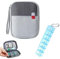KARELLS Medikament Tasche, Reiseapotheke Tasche Wasserdicht, Reiseapotheke Tasche, Erste Hilfe Tasche Klein, Medikamententasche, Tragbar Medikamententasche, für Im Büro, Auf Reisen, Camping