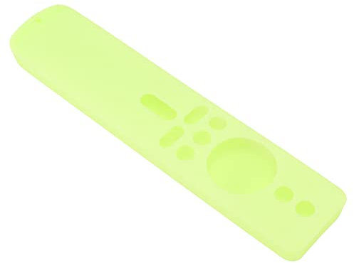 Custodia Protettiva in Silicone per Xiaomi TV Stick 4K Custodia Antiscivolo per Telecomando con Cordino (Verde fluorescente)