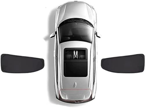 GUOPENG Parasol Ventana Lateral Coche para V-W Tiguan 2018-2023, Delantero Trasero Solar Visera Privacidad Protección Accesorios,B/2 Rear Doors