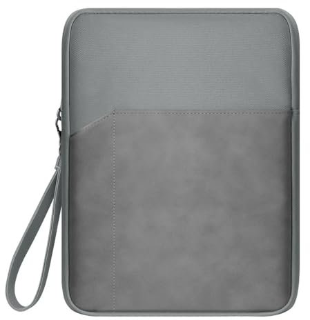 QISUO For iPad 10th 9th 8th 7th Generation 11inch Case for ipad Pro 11 2024 pro 9.7 10.5 inch Universal Portable Sleeve Pouch Bag Shockproof(Color:Dark Gray)