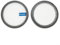 Filtro rotondo per aspirapolvere, confezione da 2/5 filtri lavabili per aspirapolvere per PRETTYCARE W200 W300 W400 (2 pezzi)