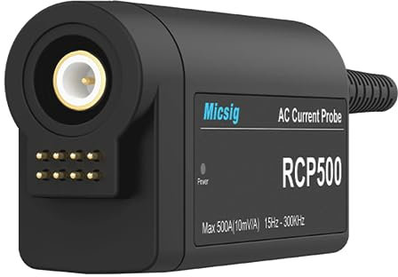 Micsig Rogowski AC Current Probe RCP500 Oscilloscopes Multimeter AC Current Probe High precision Current Probe Typical Accuracy 1% Flexible & slender 15-300KHz clamp probe(RCP500+PA05)