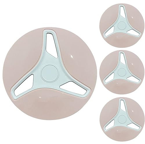 CHAOUYYZ Radkappen 4Er Set Fit 12 Auto-Radzierblenden Passende Radkappen/Pink White