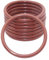 O-Ring aus braunem Fluorkautschuk, 2mm x 4mm x 8mm Hochtemperatur- und korrosionsbeständiger Dichtungsring
