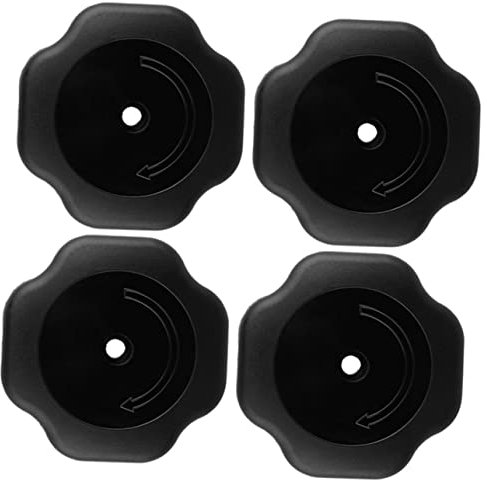 BRIGHTFUFU Pressure Cooker Lid Knobs and Handles 19mm Explosion-Proof Rotating Plastic Replacement for Pressure Cooker Pan Cover Compatible with C32-c44 Models Kitchen Cooking Accessories 4pcs Pack