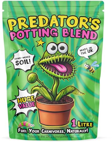 Carnivorous Plant Soil - Premium Soil for Venus Flytrap, Sundew, and Pitcher Plant - Nutrient-Free, Hand-Mixed, UK-Made (2 Litre Bag)