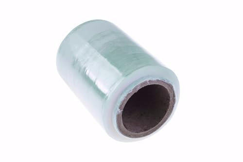 OFFICE PRODUCTS Film étirable transparent 1 petit rouleau / 90 m - 10 cm 0,25 kg net 23 microns Film de déménagement manuel/Rouleau de film étirable/Film d'emballage
