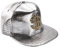 West See Unisex Baseball Caps Kappen Hut Snapback Partner-Cap Hip Hop Baseballmütze (Silber)