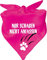 Hunde Dreiecks Halstuch (Fb: pink) (Gr. 1 (55 cm)) Nur schauen Nicht anfassen