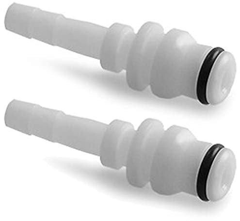 SPARES2GO Male Hose Stem for Karcher Puzzi 100, 200, 300, 8/1 Pro 400 Series Carpet & Upholstery Cleaner (Pack of 2)