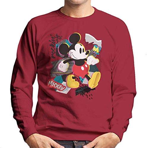 Disney Mickey Mouse Retro Pop Art Men's Sweatshirt