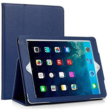 Lobwerk Étui de Protection Intelligent avec Fonction Support pour Apple iPad Mini 4 et iPad Mini 5 7,9 Bleu