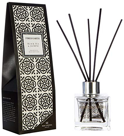 WAX LYRICAL Fired Earth Black Tea & Jasmine Reed Diffuser, 100ml, Multi, Medium