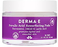 DERMA E Ferulic Acid Resurfacing Pads 50pad