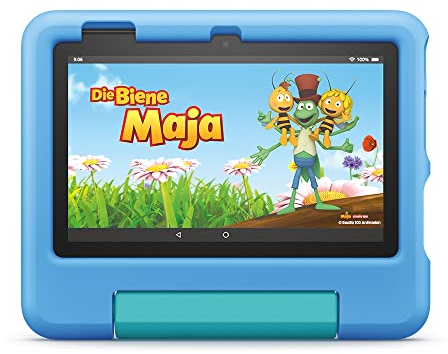 Amazon Fire 7 Kids-Tablet | 7-Zoll-Display, für Kinder von 3 bis 7 Jahren | Mit werbefreien Büchern, Spielen und Videos für Kinder | Kindersicherung, 10 Stunden Akkulaufzeit, 32 GB