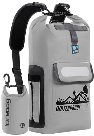IDRYBAG Dry Bag Floating wasserdichter Rucksack 20L/30L/40L, Dry Bags wasserdichte Rucksackform, Dry Bag Kajak wasserdichte Tasche
