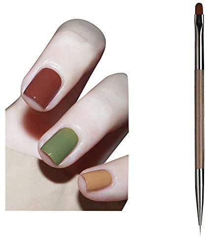 3-in-1 Solid Gel Nagellack, Solid Creme Gel Polish Palette, Mud Pudding Nail Gel Sock Off U V Gel Pot DIY at HomeSalon Color-22