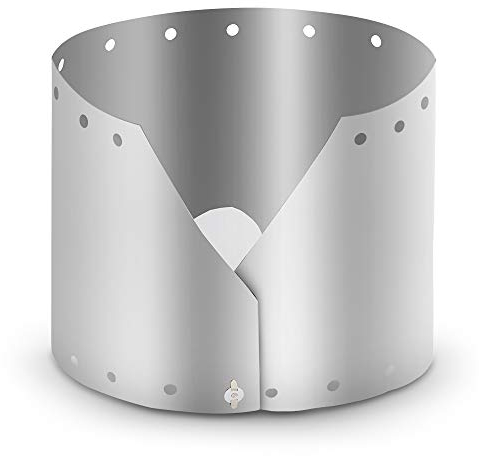 HUIOP Pare-Vent, Réchaud de Camping Plein air Titane Ultra-Mince Ultralight Wind Shield écran protégeant du Vent Plaque