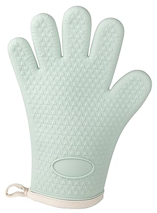 de Cuisine en Silicone épais, pour éviter les Brûlures, évite la Chaleur, adapté au Four à Micro-ondes, Grille-pain (Menthe verte)