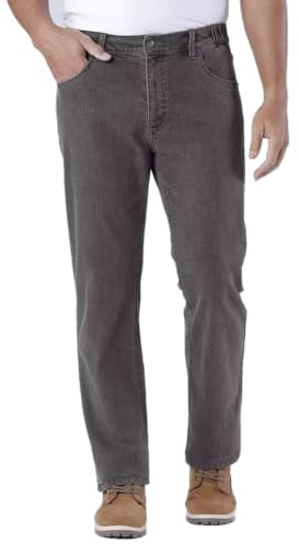 ATLAS FOR MEN - Regular-Jeans mit teilelastischem Bund - 66