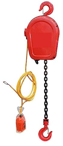 NOALED Palan électrique, chaîne de Guidage de Traction électrique 1T 1000 kg, palan électrique, Grue à Suspension, treuil à chaîne, chaîne de Guidage de 3/6/9 mètres