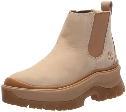 Timberland Roxie Lane Chelsea Stivaletto da donna in Nubuk Light Beige TB0A28XM (36 EU)