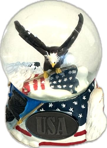 USA Glas Schneekugel 65mm - Vereinigte Staaten von Amerika Schneekugel