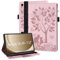 LSPCASA Carcasa para Samsung Galaxy Tab A9 Plus SM-X210/X215/X216B Función De Soporte Funda Tablet con Una Banda Elástica Rosa