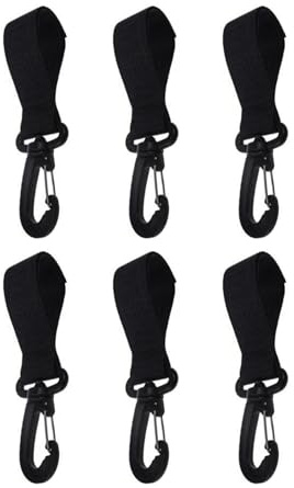 Qaziuy 6 Stück Kajak Paddel Clips,Kayak Paddle Keeper Kajak Paddelhalter Kayak Oar Snap Clip Kayak Canoe Boat Paddle Zubehör
