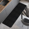 Comart - Küchenteppich Nancy - rutschfest - Maschinenwaschbar - Moderner Chenille-Läufer - Läufer für Flur und Küche - Weich und langlebig - Made in Italy - Schwarz - 50 x 170 cm