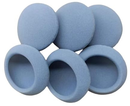 HIOPOIUYT 50mm Foam Replacement Ear Cushions Ear Pads Sponges Cover Headphones Earpads Headsets Earmuffs