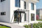 Cazeboo Pergola MIRA 300L300 Anthrazit Wandmontage