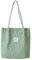 AIBAOBAO Umhängetasche Damen, Cord Tasche Damen Groß, Schultertasche Handtasche Tote Bag Shopper Damen, Fashion Stofftasche, Henkeltasche für Alltag, Büro, Schulausflug, Reise und Einkauf (Grün)