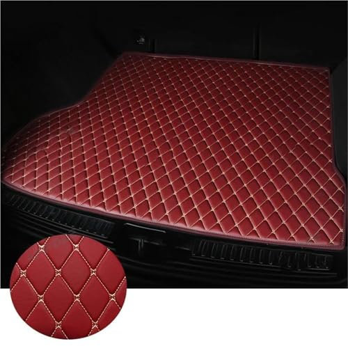 Alfombrilla para Maletero Coche Alfombrilla para Maletero Alfombrilla Antideslizante con Forma Bandeja para Hyundai para Santa Fe SUV De 7 Plazas 2006-2012(Style 12)