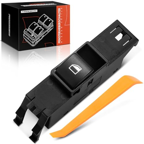 Frankberg Interruptor de Regulador de la ventanilla Delante derecha | Compatible con: Serie 3 E46, Serie 3 Compact E46, Serie 3 Touring E46