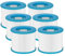 Vokowin Lot de 6 cartouches filtrantes pour spa Clever Spa 80 x 100 mm, pour Aquaparx, Aqua Spa, Costyway
