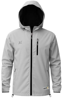 REEFLEXX Herren Reflektor-Jacke – Windbreaker | Vollreflektierend, leicht, wasserabweisend & sichtbar bei Nacht