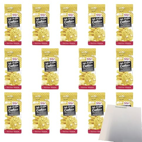 usy Bundle für Hofgut Soft Cookies White mit Lemon VPE (14x210g Packung) + usy Block
