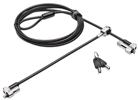 Kensington K64448WW Sicherheitschlösser mit Nano-Security Slot schwarz/silber