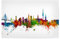artboxONE Poster 30x20 cm Hamburg Städte Hamburg Germany Skyline - Bild City Skyline City Skyline Cityscape
