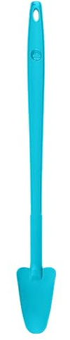 Kochblume Restelöffel L | Premium-Silikon & BPA frei | Hitzebeständig | Spülmaschinenfest | Farbe: türkis