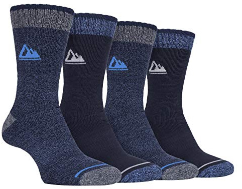 Storm Bloc - 4er Pack Herren Atmungsaktiv Antiblasen Polsterung Wandersocken