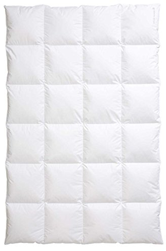 Centa Star Extra Leicht Moonlight Dauneneinziehdecke 8 X 10 I Größe 135x200 cm I Farbe Weiss