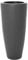VIVANNO Pflanzkübel Pflanzgefäß Blumenkübel Fiberglas City Grau Braun - 100x47
