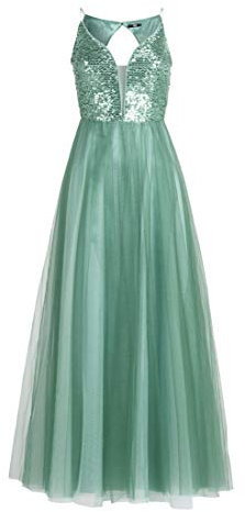 Vera Mont Damen 0105/4990 Partykleid, Grün (Mint Leaf Green 5331), (Herstellergröße: 36)